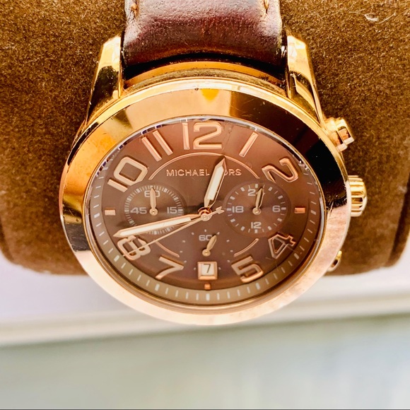 Michael Kors Rose Gold Chronograph Watch - Picture 5 of 5